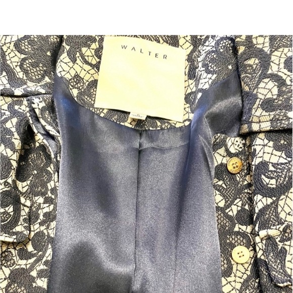 Walter Baker Brocade Tie Front Jacket - Picture 12 of 16